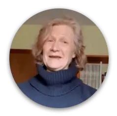 Older woman sharing testimonial about feeling steadier and more confident while walking